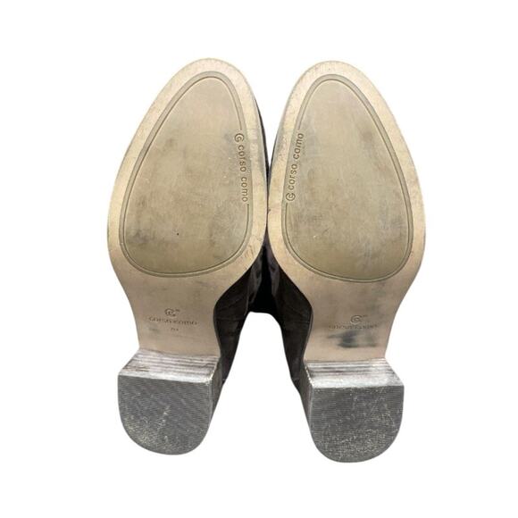 Corso Como Brown Suede Tall Boots 7M Festival Western - Picture 3 of 4